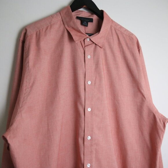 NWT The Men's Bloomingdale's Brick Button Down Stretch Fabric Size XXL - Picture 2 of 8
